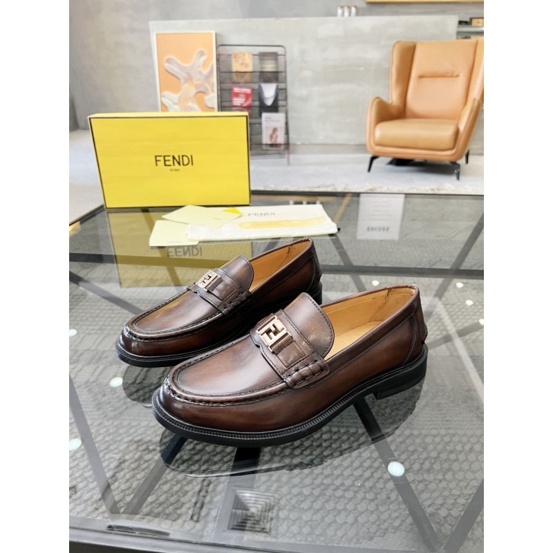 F**di leather shoes